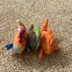 Ty mini Multicolor Plush Fish Toy